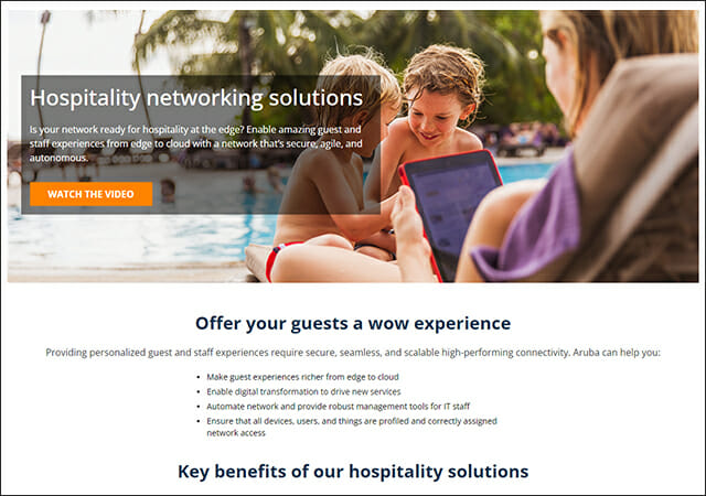 HPE Aruba Networking Hospitality