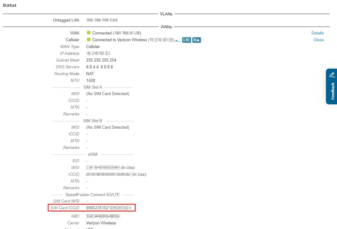 FrontierUS Peplink eSIM blog Checking for eSIM support