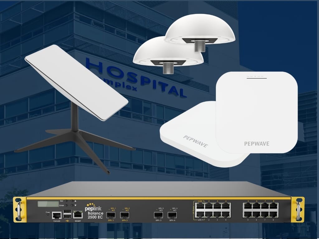 FrontierUS Peplink Hospital Network Redundancy Solution FrontierUS Peplink Hospital Network Redundancy Solution