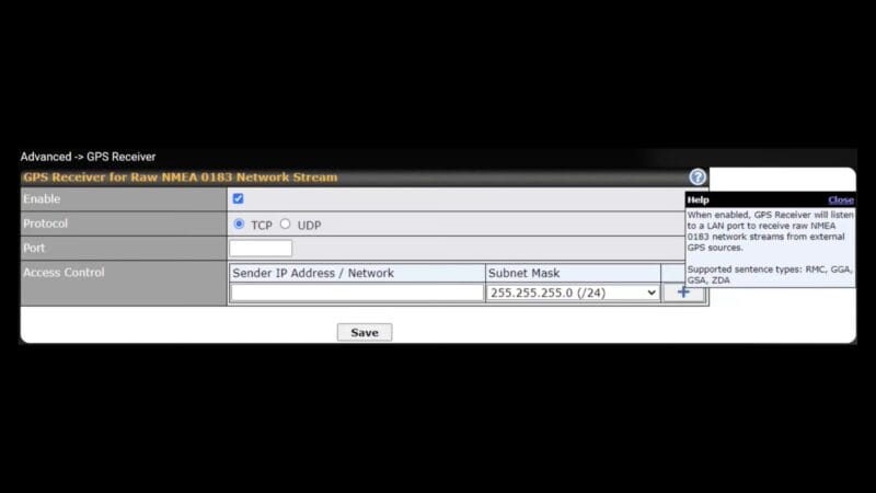 Peplink Firmware 8.5.0 GNSS NMEA Messages for GPS Receivers