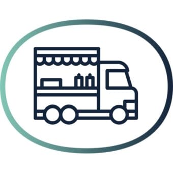 Foodtruck Connectivity Icon Peplink solutions provide robust connectivity for food trucks even in remote environments